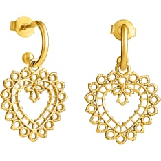 Lempikoru Pitsisydän earrings