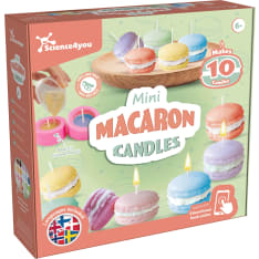 Science4You Mini Macaron Candles askartelusetti