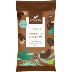 Foodin Luomu 60g piparminttusuklaacashew