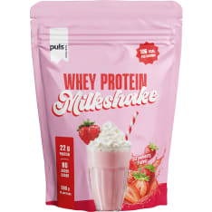 PULS Whey protein milkshake proteiinijauhe Mansikka 500 g