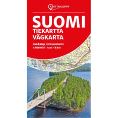 Autoilijani tiekartta Suomi - Finland Road Map 1:800 000