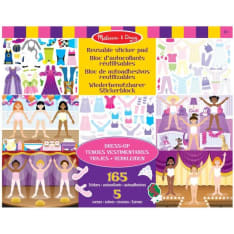 Melissa & Doug pukeudu tarralehtiö