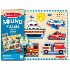 Melissa & Doug äänipalapeli ajoneuvot