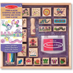 Melissa & Doug Stamp-a-Scene Fairy Garden Play Set