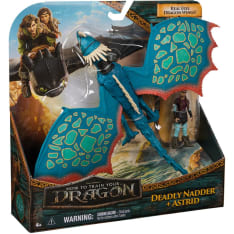 Dragons Movie Viking and Deluxe Dragon lohikäärme ja ratsastaja (lajitelma)