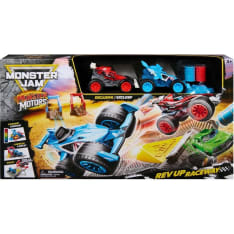 Monster Jam 1:64 Monster Motors Rev Up Playset monster truck playset