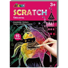 Avenir Mini scratch book Unicorns