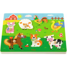 Viga Toys Maatilalla Sound Puzzle