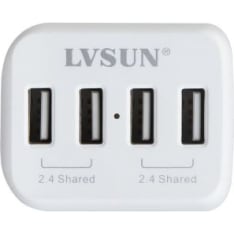 Lvsun LS-4UHW 4-porttinen USB-laturi