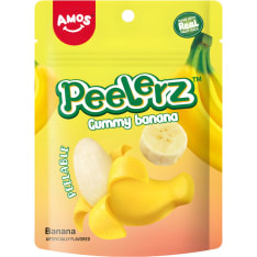 Amos Peelerz banana flavoured fruit candy 65g