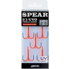 BKK Spear-21 UVO Orange Treble Hook