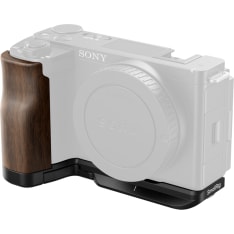 Smallrig 4864 L-Shape Mount Plate With Wooden Handle For Sony Zv-E10 Ii Handle