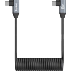 SmallRig 4793 USB-C Angled to USB-C Angled Coiled Data Cable