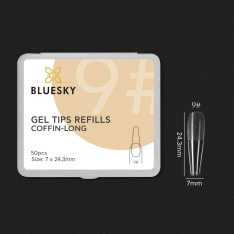 Bluesky Gel Tips Refills 50pcs, Coffin