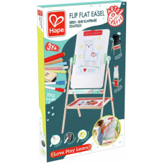 Hape reversible 2-sided drawing easel with accessories