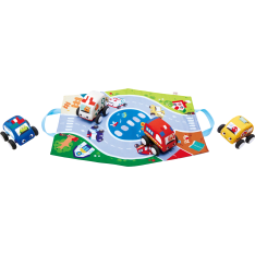 Hape pull-back pehmoautot