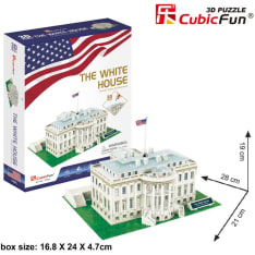 Cubic Fun 3D puzzle white house