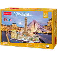 Cubic Fun City Line Paris 114p 3D palapeli