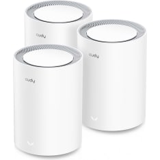 CUDY WiFi 7 Mesh Järjestelmä M3600 3-pack, Dual-Band, Gigabit, BE3600