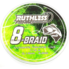 Ruthless Fishing 8-Braid 115m vihreä kuitusiima