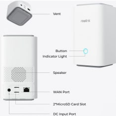 Reolink Home Hub Kit (2 kpl Argus Eco Ultra) valvontajärjestelmä