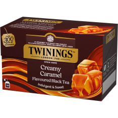Twinings Creamy Caramel flavored black tea 20x2g