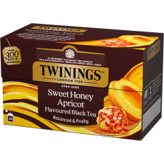 Twinings Sweet Honey Apricot flavored black tea 20x2g