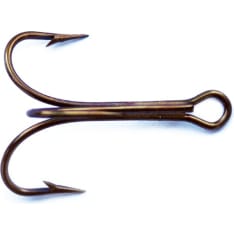 Mustad 3551 Pronssi kolmihaarakoukku