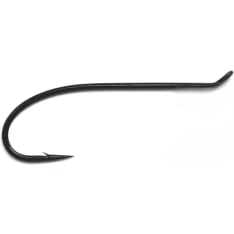 Mustad Salmon Single black fly hook