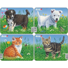 Larsen Mini Cats and Dogs 18.3 x 14.3 cm puzzle