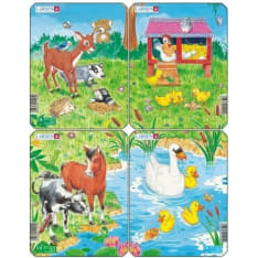 Larsen Mini Cute animals 18.3 x 14.3 cm puzzle
