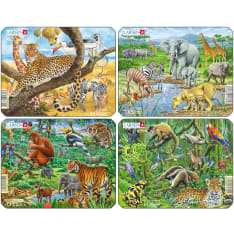 Larsen Mini Exotic animals 18.3 x 14.3 cm puzzle