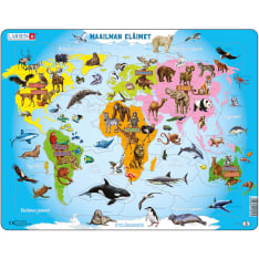 Larsen Maxi Animals of the world 36.5 x 28.5 cm puzzle