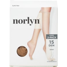 Norlyn Satin 15 den women's knee socks