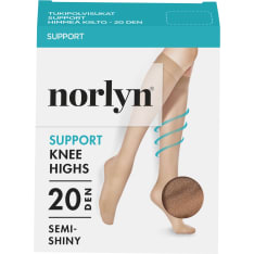 Norlyn Support 20 den Women's Support Knee Socks