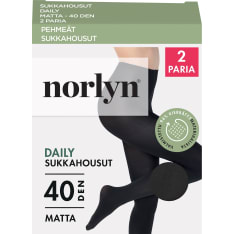 Norlyn Daily sukkahousut 40 den 2-pack