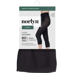 Norlyn naisten comfy 80 den caprileggingsit