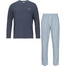 Black Horse Men's Long sleeve printed pyjama, cotton