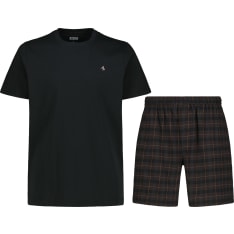 Black Horse Men's Shorts flannel pyjama