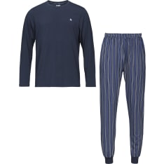 Black Horse Men's Long Sleeve stretchy cuff pyjama