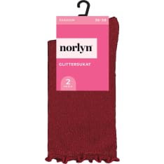Norlyn Women's Glitter socks 2-pack