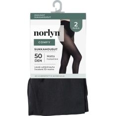 Norlyn Women's Comfy 50den Tights 2-pack