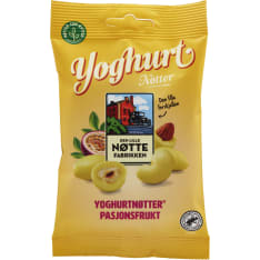 Den Lille Nøttefabrikken Yoghurt Passionhedelmä RA 70 g pähkinäsekoitus