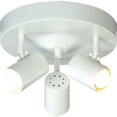 Aneta Lighting Hugin 3-osainen valkoinen kattospotti