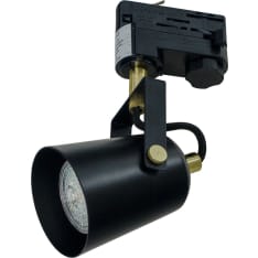 Aneta Lighting Metz black spotlight for 3-phase Global track