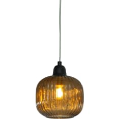 Aneta Lighting Elin diameter 15 cm black/brown window lamp