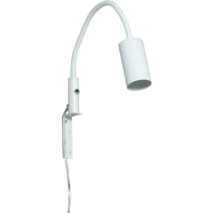 Aneta Lighting Hugin valkoinen sängynpäätyvalaisin