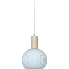 Aneta Lighting Lapponia white-oiled wood/white window lamp
