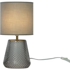 Aneta Lighting Alissa savunharmaa/harmaa pöytävalaisin