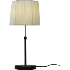 Aneta Lighting Ezai musta/beige pöytävalaisin